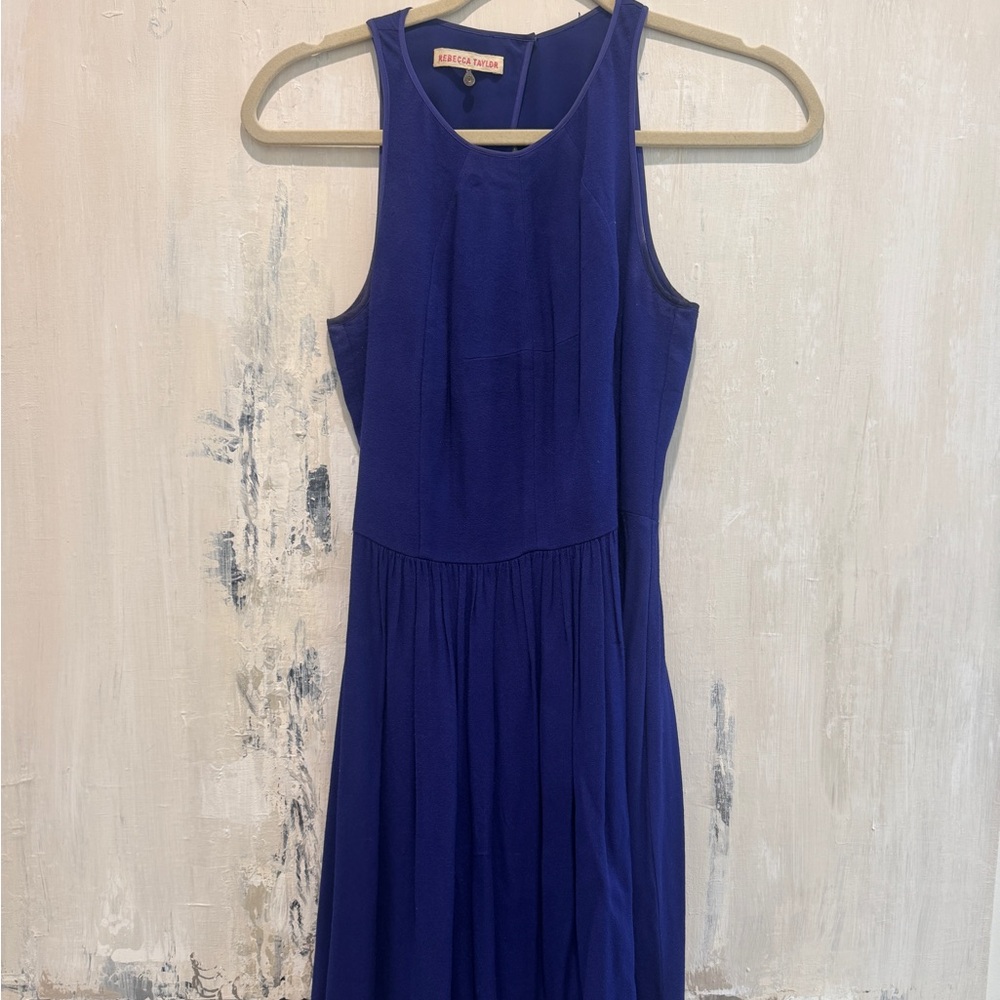 Rebecca Taylor Royal Blue Midi Dress